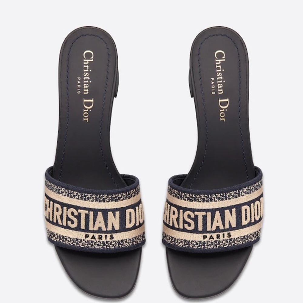 DIOR authentic DWAY Heeled Slide